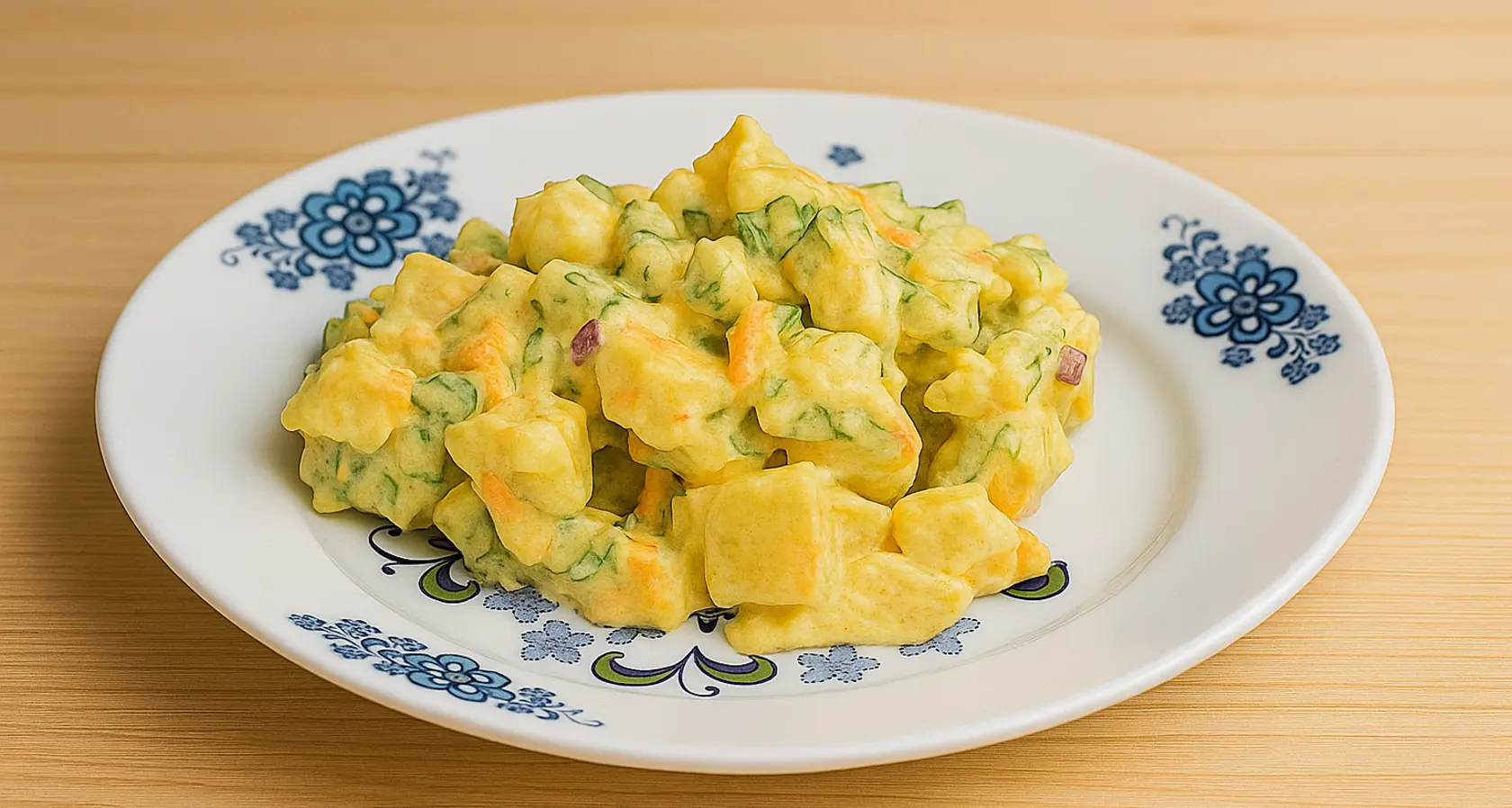 Veganer Kartoffelsalad ohne Öl (Norddeutsche Art)